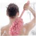 3 Packs Loofah with Handle - Soft Netting Shower Back Scrubber for Gentle Exfoliation - Dense Foaming Sponge Brush for Men & Women - Buy Online on GoSupps.com
