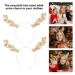 Frcolor 2-Piece Glitter Christmas Antler Hair Tie Set - Reindeer Anti-Strap Holiday Decor for New Year - Buy Online on GoSupps.com