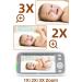 Taktark Babyphone with 720p Camera | 5 Video Baby Monitor | Pan-Tilt 300 | VOX Intercom Night Vision & Temperature Monitoring - BM813-EU - Buy Online on GoSupps.com