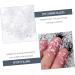 WOONEKY 1 Glass Chip Diy Crafts Colored Glass Epoxy Filling Metal Filler Nail Tech Accessories Joint Holders Bulk Crushed Crystal Chips Nail Art Stone Nail Gem Nail Stickers Manicure 0.5X0.3cm transparent - Buy Online on GoSupps.com