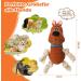 Petcronies Big Dog Toys - Tug-of-War & Cuddly Interactive Plush Squeaky Toys for Small Medium & Large Dogs - Relieve Boredom & Enhance Playtime (Brown) - Buy Online on GoSupps.com