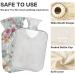 NAANLE Colorful Digital Flower Hot Water Bottle with Cover - 1L for Back Pain Relief & Hot/Cold Therapy | International Shipping - Buy Online on GoSupps.com
