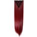 Premium Sego Clip-In Hair Extensions - 26 Maroon Mix Dark Red - 140g Tresses for Realistic Look - Buy Online on GoSupps.com