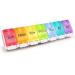Weekly Pill Organiser BPA Free 7 Day Travel Pill Box Case with Large Compartments and A Unique Spring Assisted Open Design to Hold Tablets Vitamins Medication Cod Liver Oil and Other Supplements