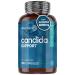 Candida Support (3 Months Supply) with Aloe Vera Caprylic Acid Probiotics 400 Million CFU Grape Seed Extract & Rosemary Leaf Powder - 180 Vegan Capsules - for Gut Health & Intimate Flora - Non-GMO