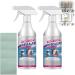 Bathroom Descaler Stubborn Stains Cleaner Multipurpose Bathroom Foam Cleaner Bathroom Foaming Cleaner Multipurpose Stubborn Stains Cleaner 60ml Bathroom Foam Cleaner Spray (2pcs)