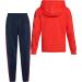 adidas Boys 2-Piece Glitchy Bos Long Sleeve Hooded Tee Set, 12 Months - Vivid Red - Buy Online on GoSupps.com