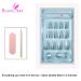 Buy Bling Art Silver Gel Ombre False Nails - 24 Stylish Oval Artificial Nails with Glue | International Shipping Available - Buy Online on GoSupps.com