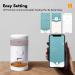 WOPET 4L WiFi Automatic Cat Feeder with Stainless Steel Bowl | APP Control and Portion Control | Up to 15 Meals a Day | Low Food Alarm and Voice Recorder | White - Buy Online on GoSupps.com