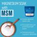 Buy Magnesium Flakes with MSM - 10 LBS Dead Sea Salts for Soaking | Magnesium Chloride Flakes for Relaxation & Relief - Fast International Shipping - Buy Online on GoSupps.com