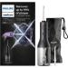 Philips Sonicare Cordless Power Flosser 3000 Oral Irrigator - Water Flosser for Teeth Gums and Dental Care Black (Model HX3826/33)