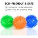 Buy Squeaky Rubber Balls for Dogs - 3-Piece Set in Bright Colors | Durable TPR Puppy Toys | Ideal Dental Pet Toys for Medium Dogs - Buy Online on GoSupps.com