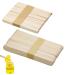 Wax spatula wooden spatula wooden spatula wide hair removal wooden sticks wooden spatula wooden stick wax wood sticks wooden spatula for applying ointments or growing sticks 50PCs