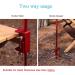 HIKEMAN Folding Lantern Stand Pole - Portable Light Holder for Camping & Outdoor Activities (Red) - Buy Online on GoSupps.com