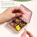Berglander Travel Pill Organizer (Pack of 3) | Waterproof & Portable Medicine Case - 4 Compartments for Daily Vitamins & Fish Oil - Buy Online on GoSupps.com