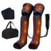 Rinri leg massage device with heat air compression leg massage device for improving blood circulation and muscle relaxation calf leg foot massage 6 modes 4 intensities 2 heating levels leg heating
