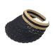 Rkstd 1 pieces women empty top hat baseball cap tip lace beach cap sun hat outdoor hat for mother the day gifts cleme 10 cm/3.9 "black-a