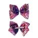 Siwa Style 8 Inch Large Mermaid Hair Bow Alligator Clips - Perfect Xmas Gift for Girls - Buy Online on GoSupps.com