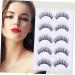 Beavorty 5 Pairs 3d false eyelashes fake eyelashes individual false extension eyelash adhesive natural look eyelash fake extension eyelash Art Eyelashes magnetic G800 chemical fiber extend - Buy Online on GoSupps.com