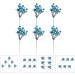 DECHOUS 30 Pcs Berry Bunch Cuttings Diy Berry Decor Holly Berries for Crafts Xmas Decoration Christmas Holly Berries Faux Red Berries Christmas Tree Decorations Artificial Reward Plastic Bluex5pcs 30x10cmx5pcs - Buy Online on GoSupps.com