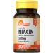 Sundance Niacin 500mg Flush Free | 50 Capsules | Essential Vitamin | Inositol Hexanicotinate | Non-GMO & Gluten Free Supplement