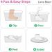 Luna Bean Deluxe Baby Hand Casting Kit - Infant Hand & Foot Mold - Perfect for First Birthday & Christmas Gifts - Includes Pearl Sealant - Buy Online on GoSupps.com
