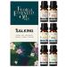 Salking essential oils set aromatherapy gift set 100% organic fragrance oils for diffuse fragrance lamps humidifier massage 6 x 10 ml (lavender rose cherry blossom ylang ylang gardenie chamomile) Flora ylang ylang-1