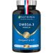 Laboratoires Nutrimea Omega 3 & Antarctic Krill | Wild Fish Oil | Natural Antioxidant | Cognition & Immune System | High Concentration of EPA/DHA &