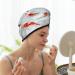 Super Absorbent Koi Fish Coral Velvet Microfiber Hair Towel Wrap for Women - Quick Dry Hair Cap for Long Curly & Thick Hair - Buy Online on GoSupps.com