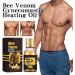Men Therm Bee Venom Oil & Gel | 2024 Best Gynecomastia Heating Treatment | Strengthen Chest Muscles (3Pcs) - Buy Online on GoSupps.com