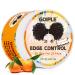 Edge Control Wax for Black Women - Strong Hold Non-greasy Smoother for Black Hair No Flaking or White Residue Shine Hair Gel (Citrus Scent) edge control-1pc
