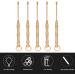 Brass 5pcs Ear Wax Remover Keychain Pendants for Travel - Portable Ear Cleaner - Buy Online on GoSupps.com