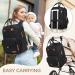 Large Diaper Bag Backpack - Black - Buy Online on GoSupps.com