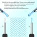 100 Pieces Ear Cleaner Tips Ear Cleaner Replacement Tips Silicone Ear Wax Removal Tool Cap for Ear Cleaner with Camera Blue - Buy Online on GoSupps.com