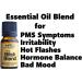 Frankie & Myrrh The Bitch Blend | All-Natural Aromatherapy Essential Oil with Portable Lava Stone Diffuser - Mood & Irritability Relief (Clary Sage Geranium Lavender Bergamot - Buy Online on GoSupps.com