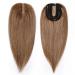 Buy Sego Hair Part Topper - Remy Real Hair Clip In Extensions for Women - Light Brown #6 - 40cm 50g - Thicker 130% Density - Buy Online on GoSupps.com