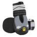 Eyin dog shoes Paw protection 2 pieces of water-repellent dog shoes with non-slip sole and reflective Velcro fastener for small medium and large dogs outdoor sports gray size 2 size 2: width 4.4 cm M-gray-water-repellent (2 pieces)
