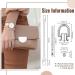 Luinabio Purse Strap Extender Set - 4 Pcs Chain Strap & 8 Pcs Studs Rivets D Ring, 7.9 Inch Length, Flat Purse Strap Accessories - Buy Online on GoSupps.com