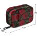 Pfrewn Retro Red Rose Pill Organizer Case | Travel 7-Day Weekly Vitamin & Medicine Holder for Men & Women - Buy Online on GoSupps.com