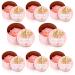 MTLEE 8 Sets Bridesmaid Candles Bridesmaid Proposal Gifts Wedding Bridal Party Favors Small Scented Soy Wax Candles Set Wedding Favors for Guests Bridal Shower Wedding Birthday Women Gifts (Pink)