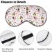 Ballerina Girls Sleep Masks - Adjustable Blackout Eye Cover for Women Men - Perfect for Yoga, Travel, Nap - Elastic Strap Included - Buy Online on GoSupps.com
