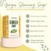 Miw Piw Ginger Soap Lymphatic Drainage Pack 6 - Anti-Cellulite & Skin Tightening Formula - Natural Detox Soaps for Deep Cleansing & Rejuvenation - Type B - Buy Online on GoSupps.com