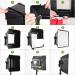 GVM Foldable Softbox Diffuser with Grid Beehive for RGB 800D/560AS/480LS Series LED Video Light Suitable for Studio Lighting Portrait Photography Video Lighting Led Panel 2 Packs 11"x11" - Buy Online on GoSupps.com
