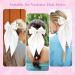 Andibro Long Tail French Ribbon Bow Hairpins Big Bow Barrettes Soft Silky Satin Hair Clips Aesthetic Hairclips Metal Bowknot Clips Bow Hair Dress Up 90's Accessories Decor for Wedding Party(Cream) White - Buy Online on GoSupps.com