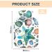 Hot Water Bottles with Colorful Shells & Starfish Cover - 2L Pain Relief for Kids & Adults - Buy Online on GoSupps.com