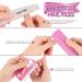 FANDAMEI Nail Care Tool Kit - Nail Files, Buffer Block, Cuticle Nippers, Pusher, Peeler, Lifter, Toenail File, Brush - Manicure and Pedicure Set (C-pink) - Buy Online on GoSupps.com