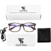 Suertree Blue Light Filter Reading Glasses for Men & Women | Block Harmful Blue Light | 3 Pcs 1.50x Magnification - Visual Aid for Tired Eyes - Buy Online on GoSupps.com