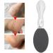 Stainless Steel Dual Sided Foot Scrubber Callus Remover with Replaceable Sandpaper for Comfortable Handle Design Multifunctional Applications - Buy Online on GoSupps.com