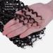 22 Inch Authentic Passion Twist Water Wave Crochet Braids for Bohemian Goddess locs - Pack of 6, 1B-Off Black - Buy Online on GoSupps.com