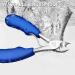 Professional Toe Nail Clippers for Thick Nails - Stainless Steel Curved Blade for Seniors - Ideal for Ingrown Toenails - Blue - Buy Online on GoSupps.com